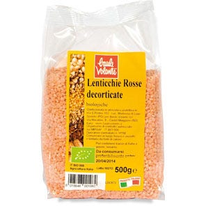 Baule Volante Lenticchie Rosse Decorticate Bio 500g