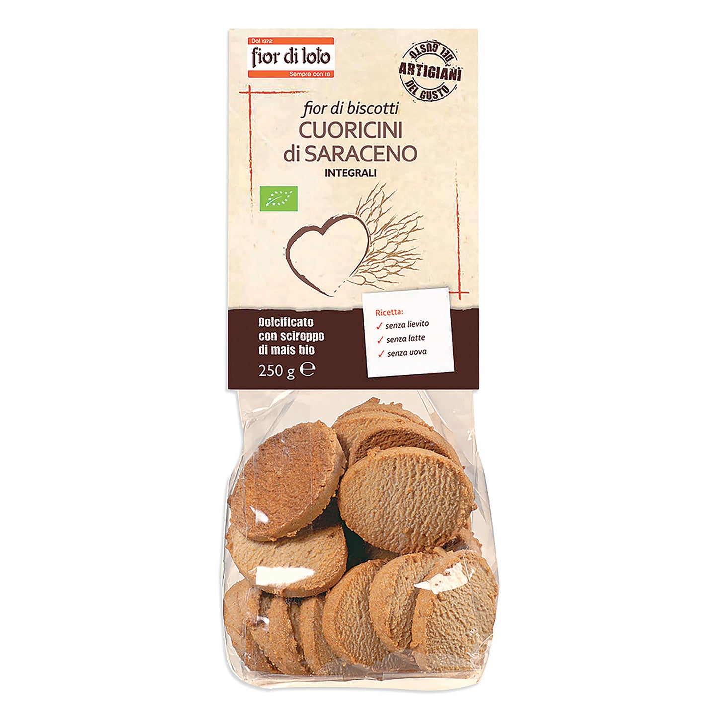 FIOR DI LOTO Biscotti Grano Saraceno S/G 250g