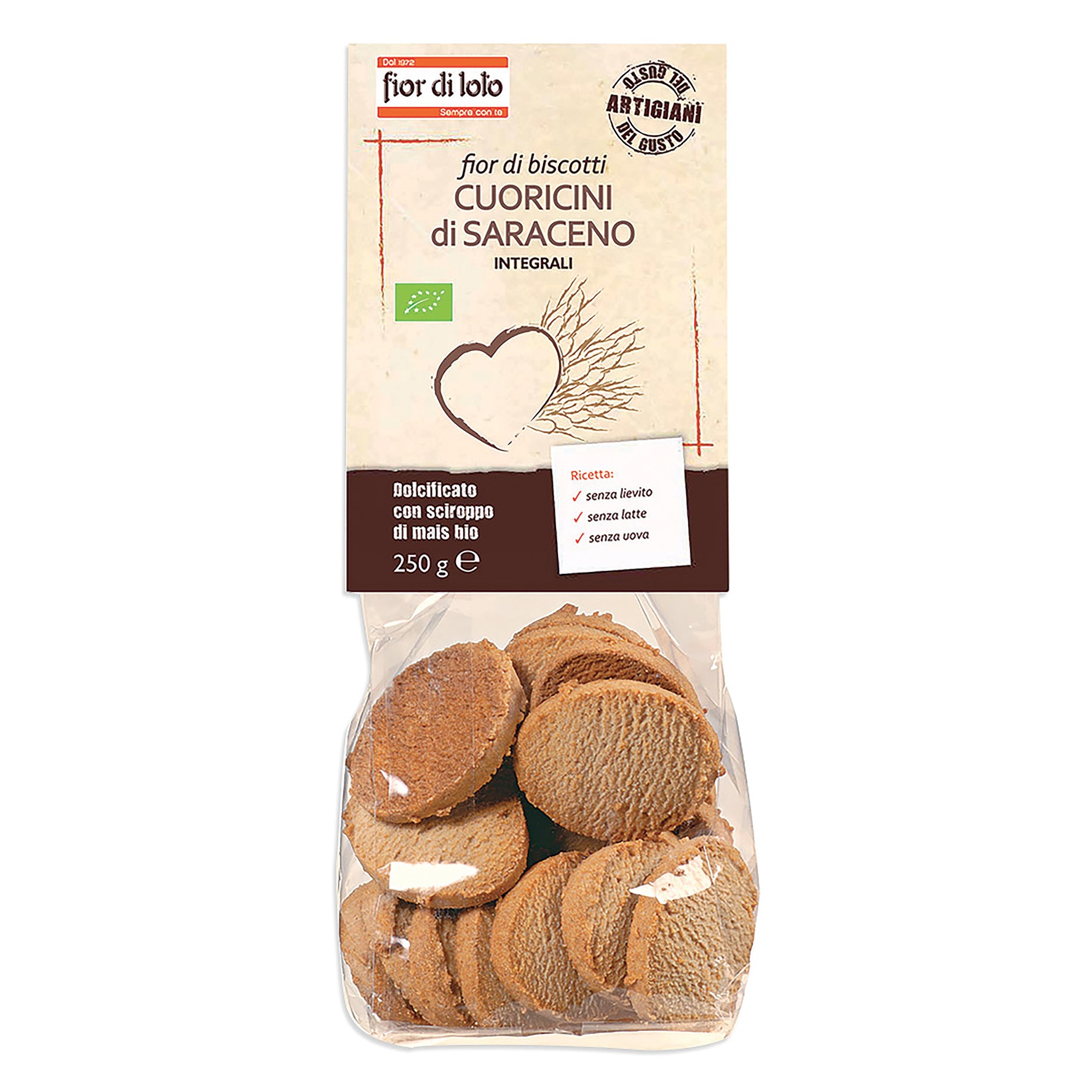 FIOR DI LOTO Biscotti Grano Saraceno S/G 250g