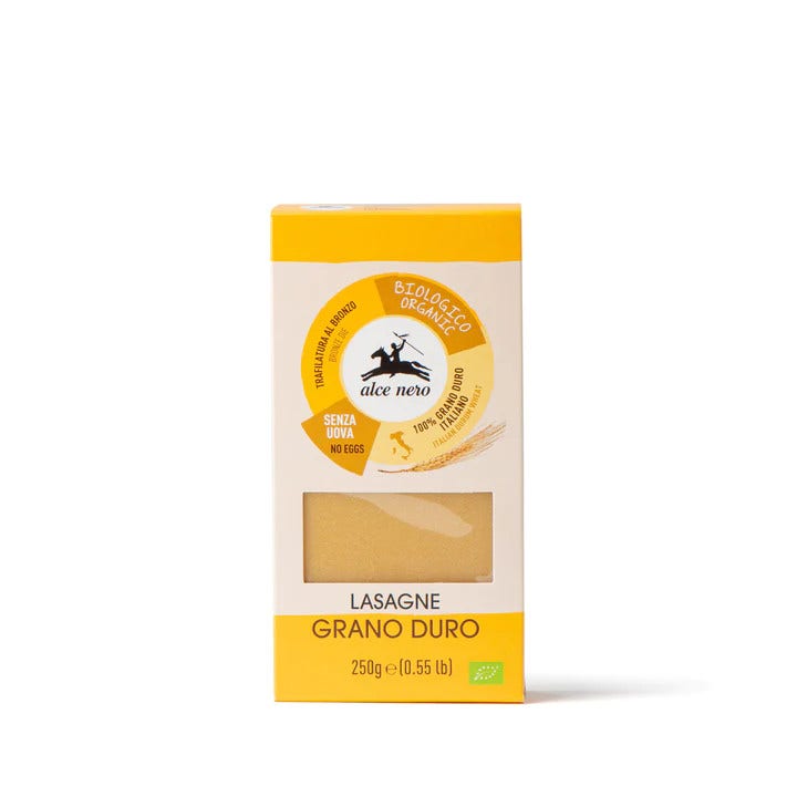 Alce Nero Lasagne Di Semola Bio 250g