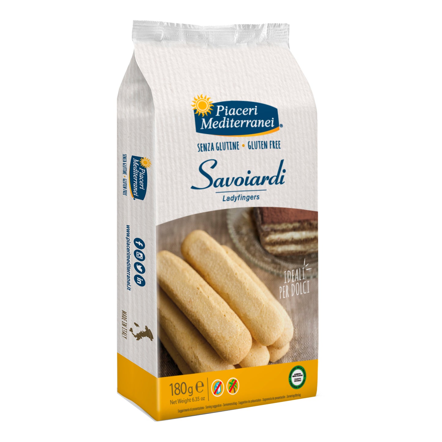 PIACERI MEDITERRANEI Savoiardi 180g