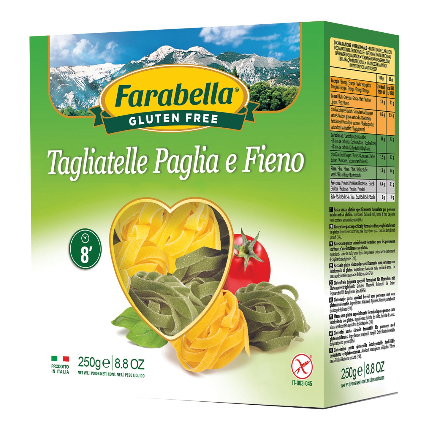FARABELLA Pasta Tagliatelle Paglia e Fieno 250g