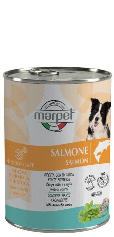 Marpet Aequilibriavet Dog Salmone Cibo Umido Per Cani Adulti Scatoletta 400g