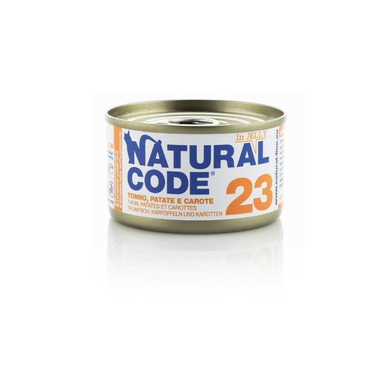 Natural Code 23 Filetti di Pollo Gatti Adulti Lattina 85g