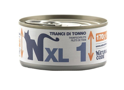 Natural Code XL1 Per Gatti Adulti Tranci Di Tonno 170g