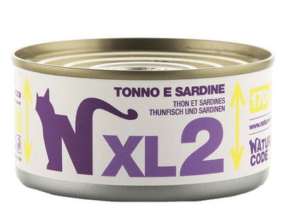 Natural Code XL2 Per Gatti Adulti Tonno E Sardine 170g
