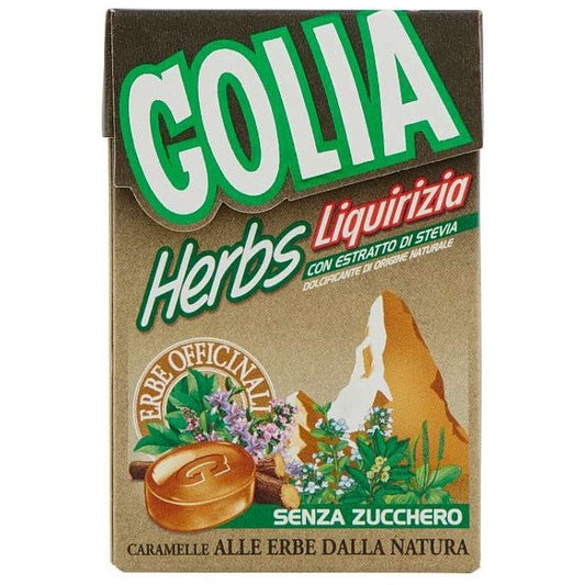Golia Herbs Liquiriza/Stevia Caramelle 20 Pezzi