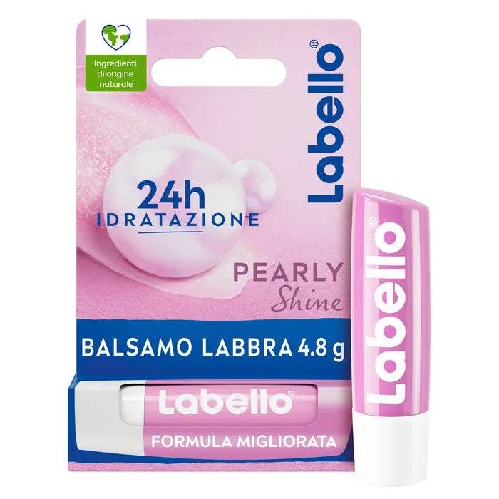 Labello Pearly Shine Burrocacao Labbra Colorato E Nutriente Con Estratti Di Perla E Seta 4,8g