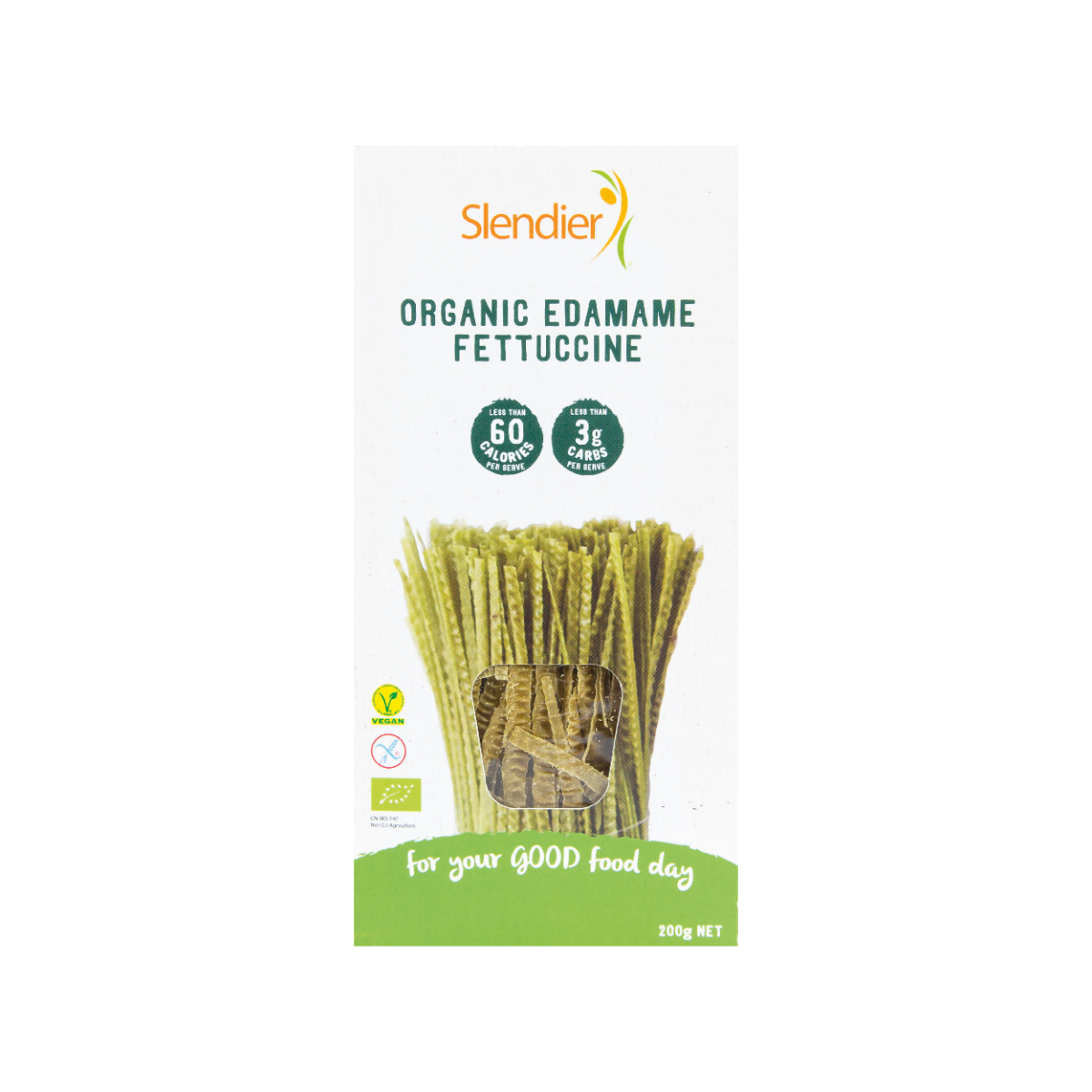 SLENDIER Fettucc.Edamame 200g