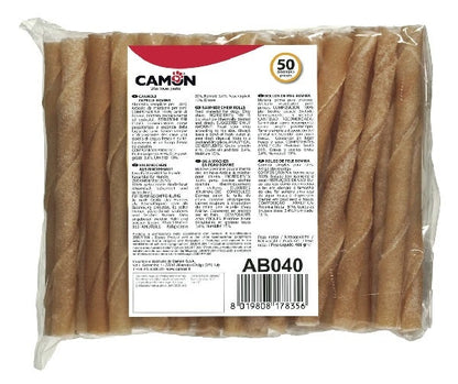Camon Rolls In Pelle Bovina Per Cani 12.5cmx8/9mm Busta 400g