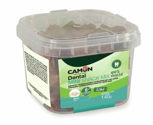 Camon Dental Snack Forma Mini Dentini Con Riso Per Cani 140g