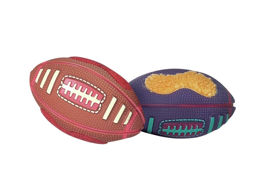Camon Treccia Palle Rugby In Vinile Per Cani 19cm