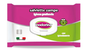 Inodorina Funzionale Zampe Salviette Per Cani 40 Salviette