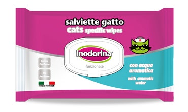 Inodorina Funzionale Salviette Detergenti Per Gatti 40 Salviette