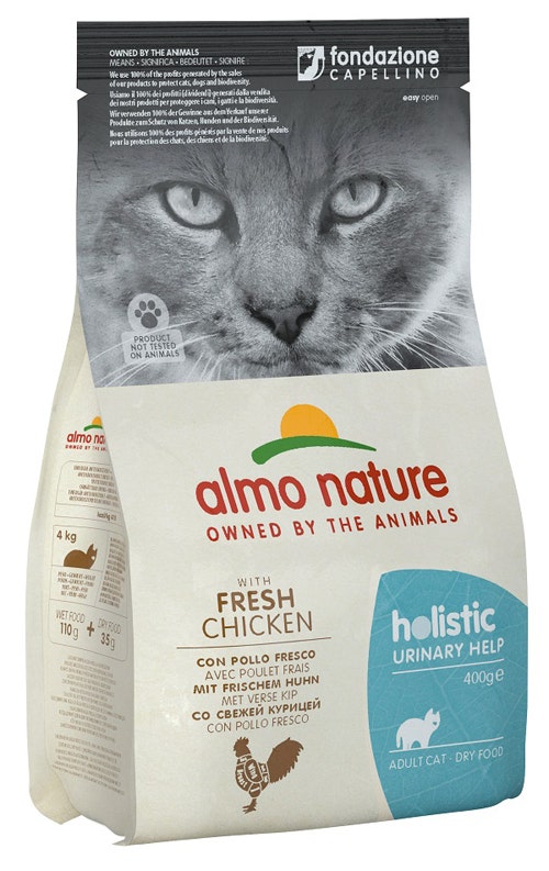 Almo Nature Holistic Urinary Crocchette Pollo Fresco Per Gatti Adulti Sacco 400g