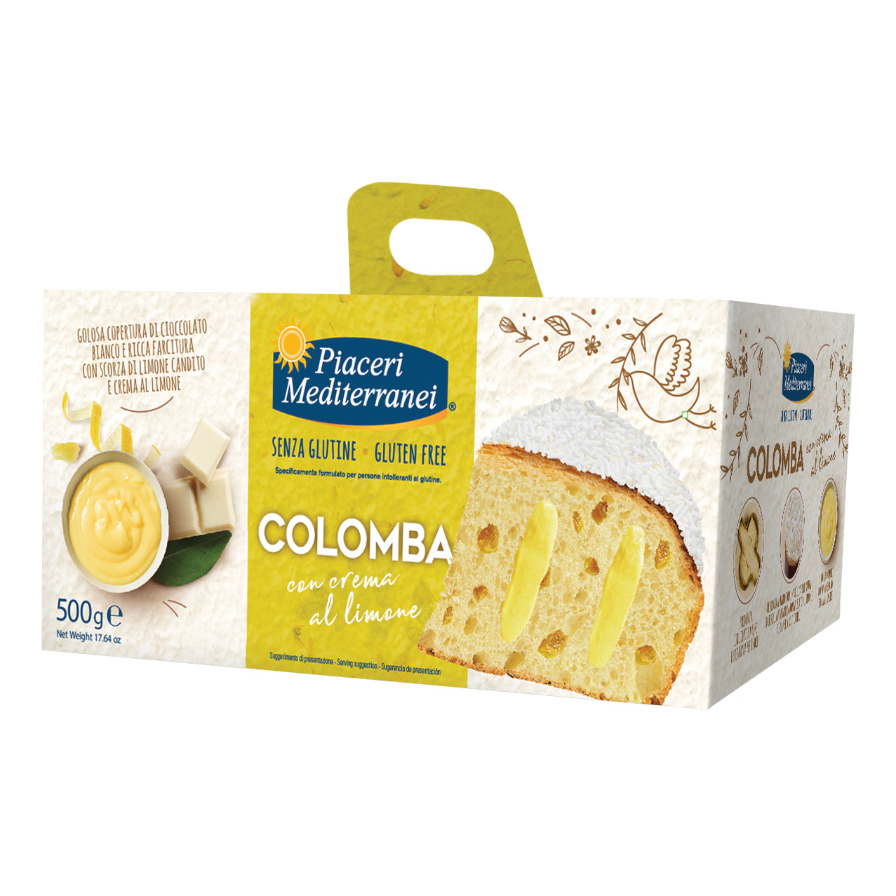 PIACERI MEDITERRANEI Colomba Crema Limone 500g