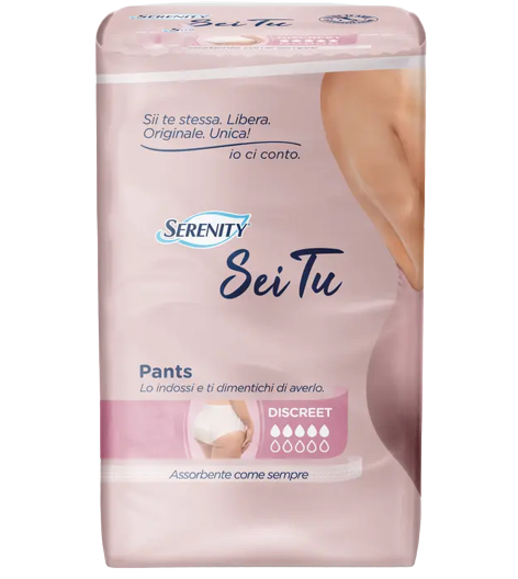 SERENITY PANTS ADVANCE SEI TU DISCREET TAGLIA L 12 PEZZI