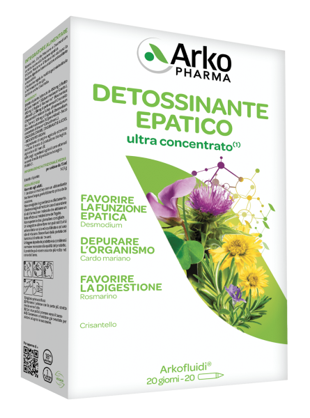 Arkofluidi Detossinante Epatico 20 Unidose