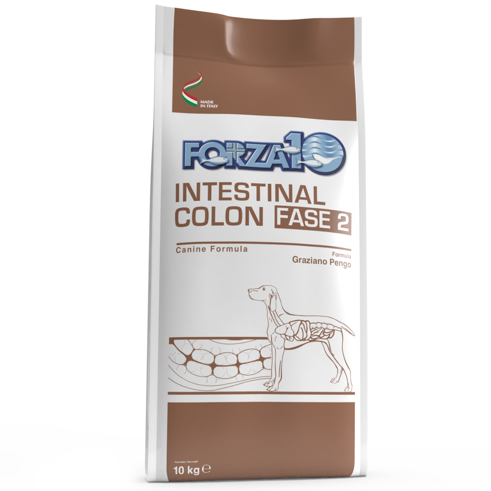 Forza10 Active Intestinal Colon Fase 2 Cibo Secco Cani Adulti Sacco 10kg