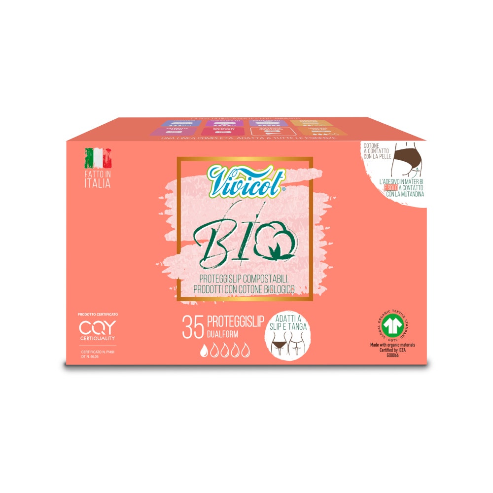 Vivicot Salvaslip Dualform Cotone 35 Pezzi