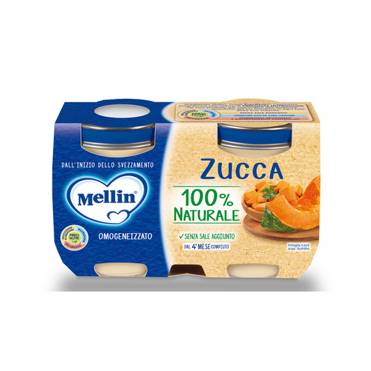MELLIN OMOGENEIZZATO ZUCCA 2X125 GRAMMI