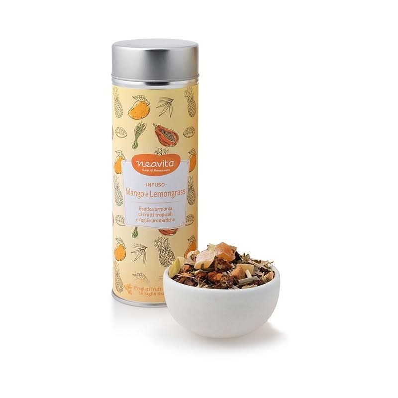Neavita Silver Tin Infuso Mango E Lemongrass 100g