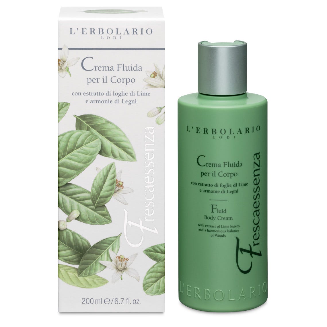 L'Erbolario Frescaessenza Crema Fluida Corpo 200ml