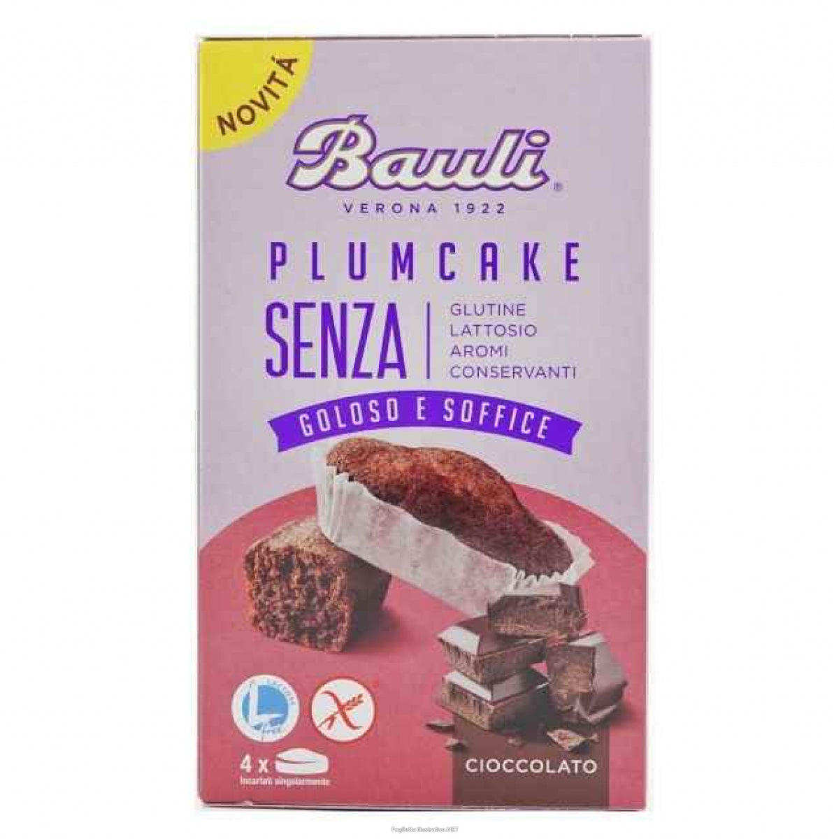BAULI Plumcake Senza Ciocc132g