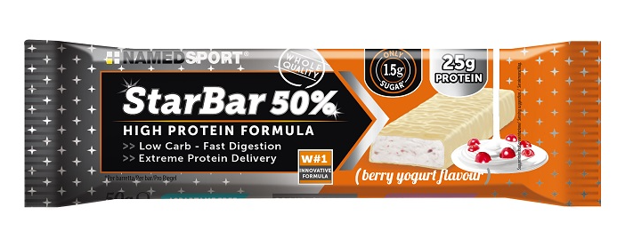 NAMED STARBAR BERRY YOGURT 50 GRAMMI