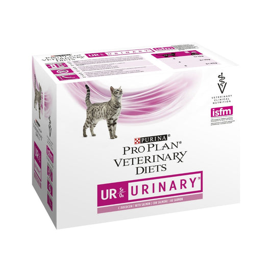 Purina Pro Plan Veterinary Diets Multipack Umido Gatto Urinary St/Ox Salmone 10 Bustine