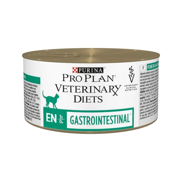 Purina Pro Plan Veterinary Diets Umido Gatto EN Gastrointestinal St/Ox Lattina 195g