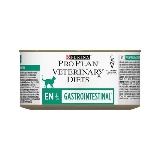 Purina Pro Plan Veterinary Diets Umido Gatto EN Gastrointestinal St/Ox Lattina 195g
