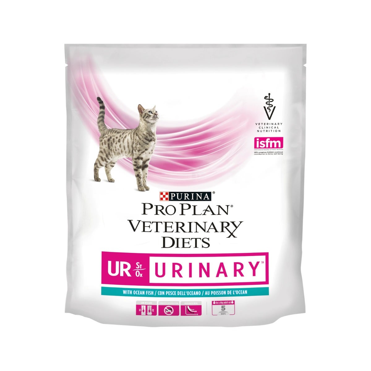 Purina Pro Plan Veterinary Diets Secco Gatto UR Urinary St/Ox Pesce Dell'Oceano Busta 350g