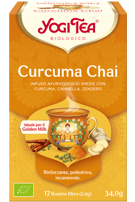 Yogi Tea Infuso Ayurvedico Curcuma Chai 17 Bustine 34g