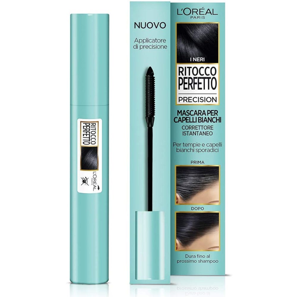 L'OrÉal Paris Mascara Istantaneo Ritocco Perfetto Precision Non Macchia 1 Nero 8ml
