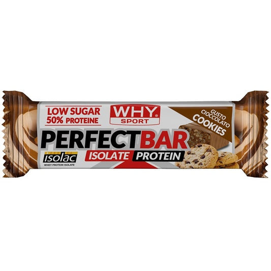 Why Sport Perfect Barretta Cioccolato Biscotto 50g