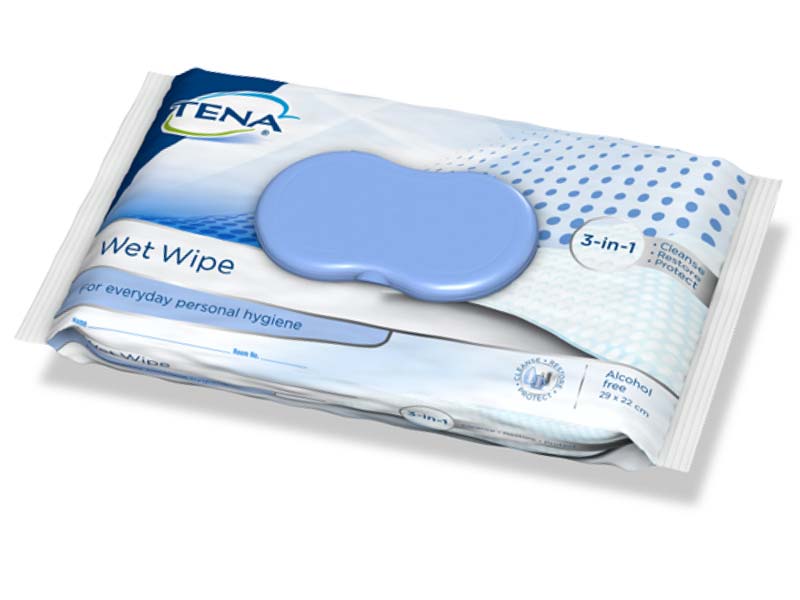 TENA WET WIPE SALVIETTE UMIDIFICATE 48 PEZZI