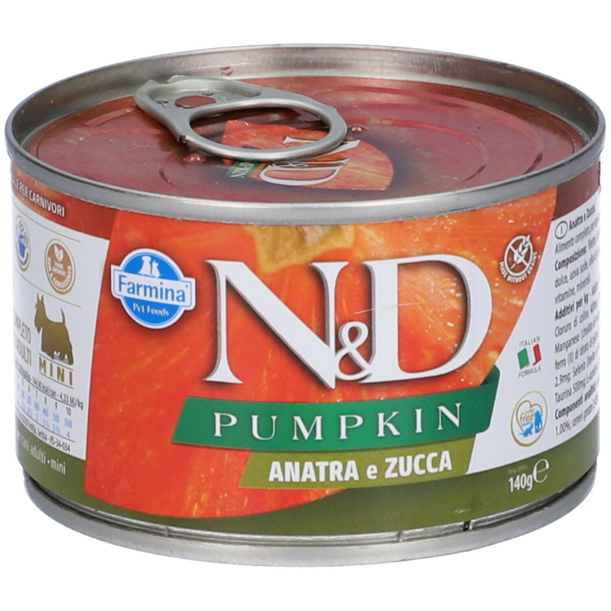 Farmina N&d Wet Dog Pumpkin Anatra 140 g