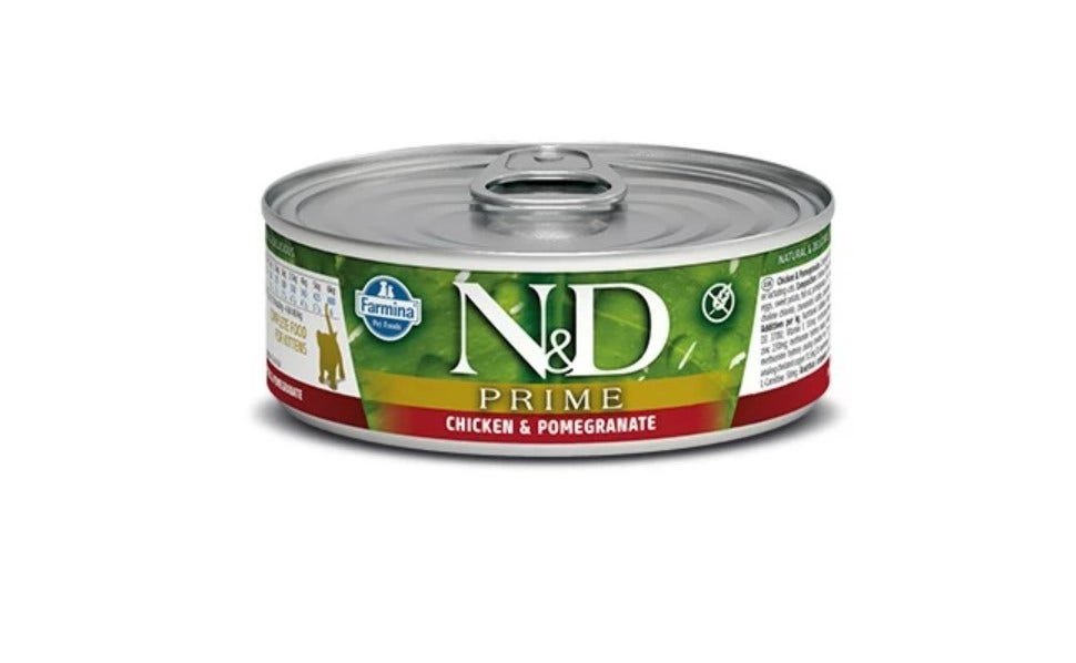 Farmina N&D Prime Pollo Kitten Umido Lattina 80gr