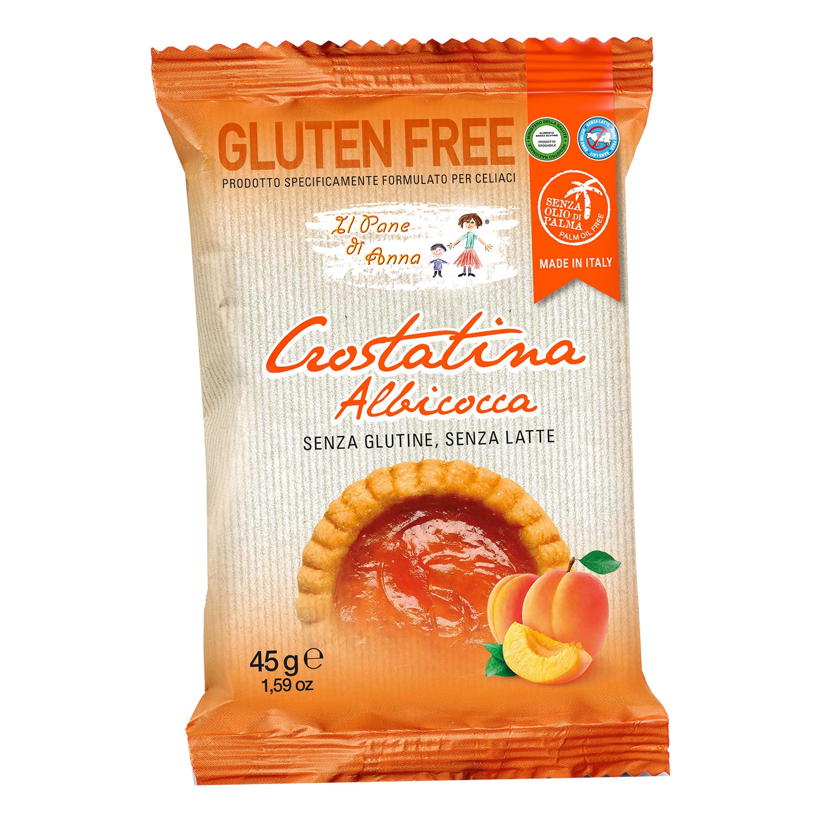 PANE ANNA Crostat.Alb.45g