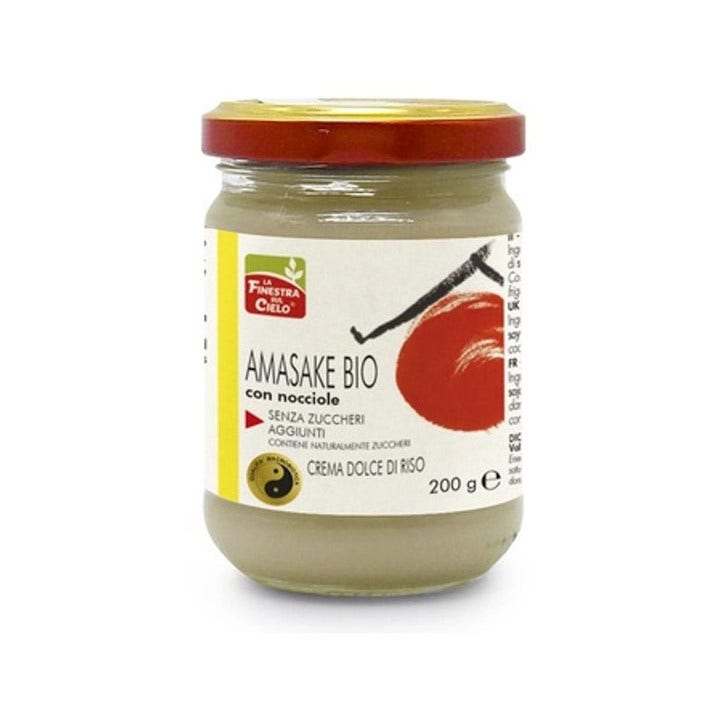 La Finestra Sul Cielo Amasake Di Riso Integrale Con Nocciole Bio 200g