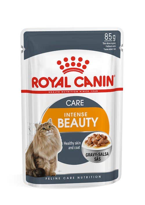 Royal Canin Intense Beauty Gravy Alimento Umido Per Gatti Adulti Bustina 85g