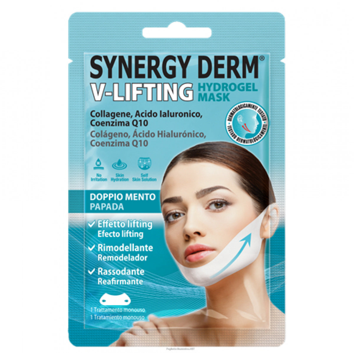 SYNERGY DERM V-LIFTING HYDROGEL MASK 1 PEZZO