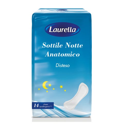 Laurella Assorbenti Sottili Anatomici Notte 14 Pezzi