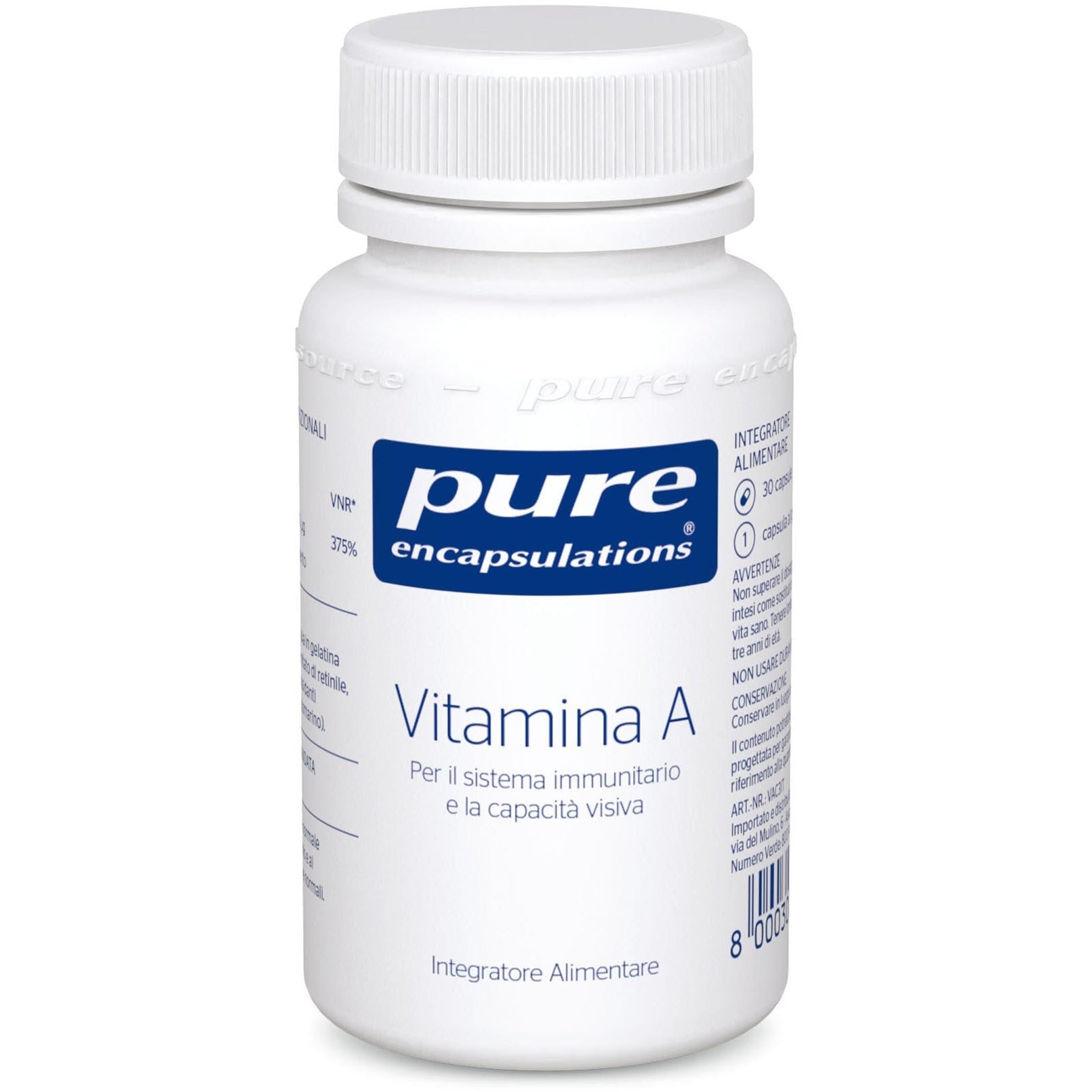 Pure Encapsulations Vitamina A 30 Capsule