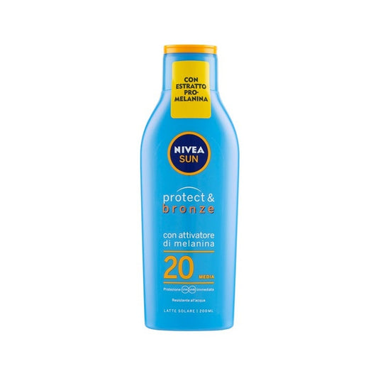 Nivea Sun Protect & Bronze Latte Spf 20 200ml