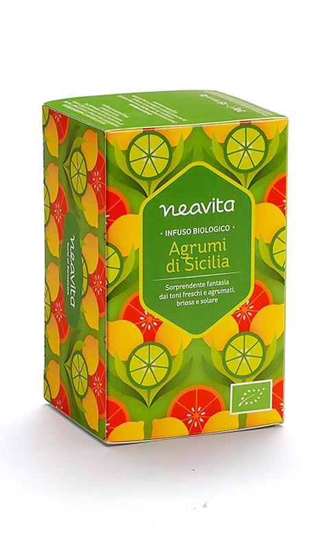 Neavita Infuso Biologico Agrumi di Sicilia 15 Filtri