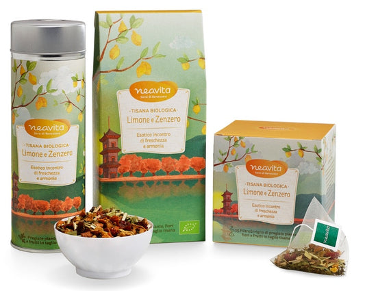 Silver Tin Infuso Limone E Zenzero Bio 80g