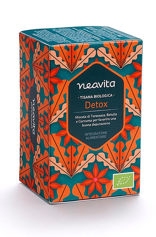 Neavita Tisana Biologica Tarassaco Betulla Curcuma Filtro Detox 1 Pezzo