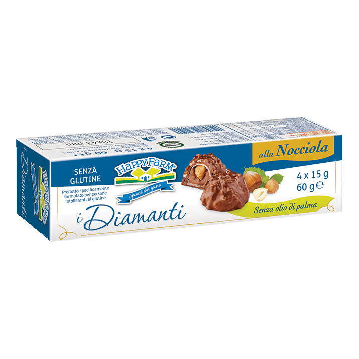 HAPPY FARM I Diamanti alla Nocciola 4x15g
